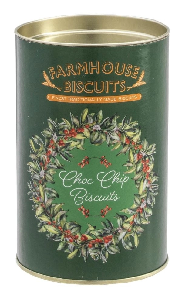 Biscuiti Shortbread Cu Unt Si Chips De Ciocolata Xmas Wreath Farmhouse 110g